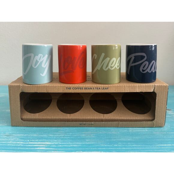 Brand New Coffee Bean & Tea Leaf Coffee Espresso Demitasse Set - Picture 1 of 6